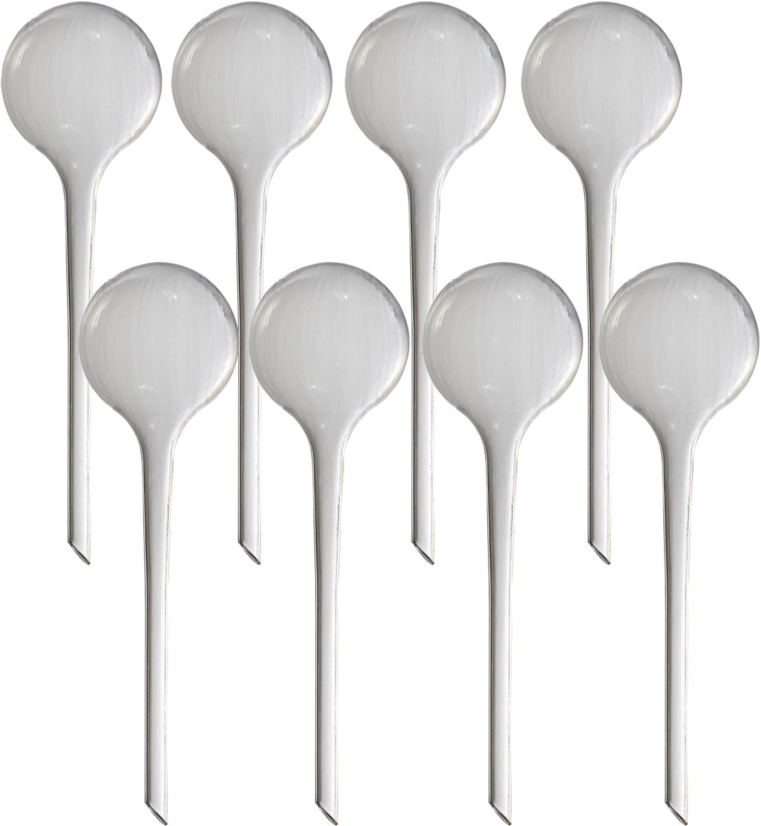 Planten Waterdruppelaar - 4x - transparant - kunststof - 26 cm - planten water geven - druppelsysteem