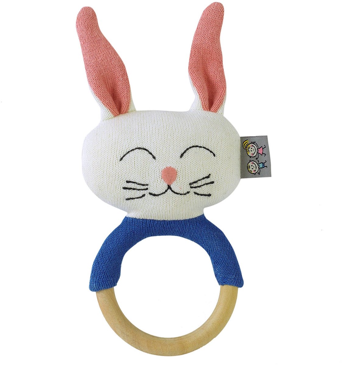Sevira Kids - Babyrammelaar van biologisch katoen - Blauw