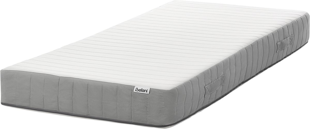 Beliani DRIFT - Pocketveringmatras stevig - Wit - 90 x 200 cm - Pocketveren