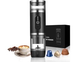 Draagbare Koffiezetapparaat met Melkopschuimer 3-in-1 Elektrisch Oplaadbaar Espressoapparaat