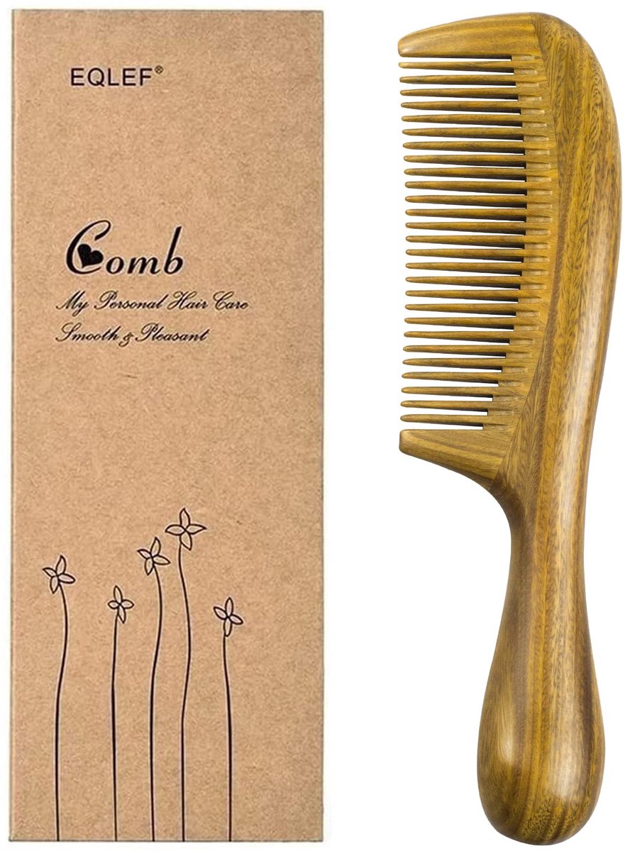 Houten Kam - Antistatisch en Comfortabel - 18 x 4,5 cm