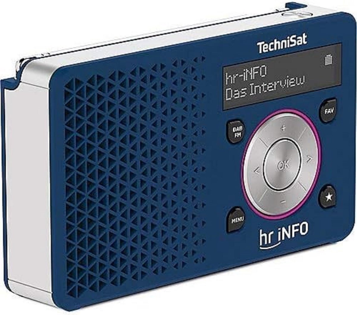 DAB+ Digitale Radio met Helder OLED-Scherm en Accu