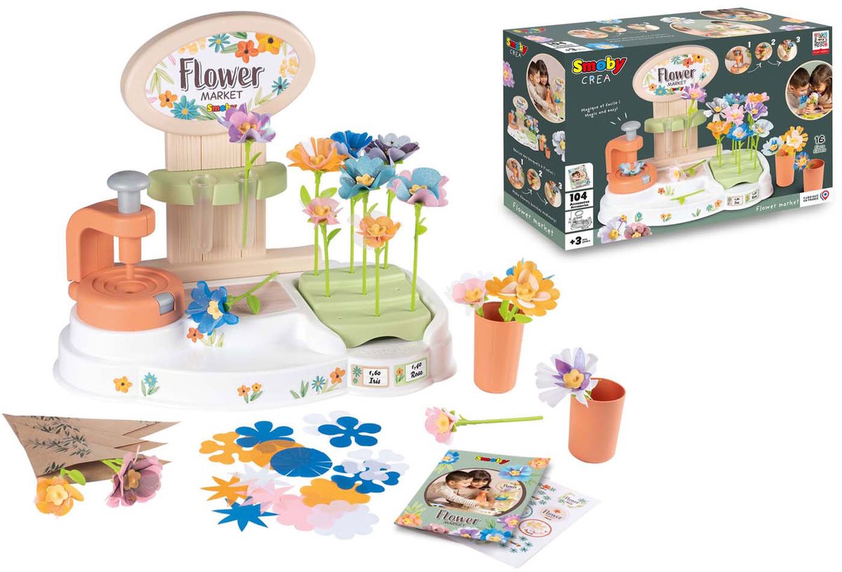 Speelgoedwinkeltje Smoby - Bloemenmarkt - accessoires - rollenspel - Vanaf 3 jaar — afbeelding 10