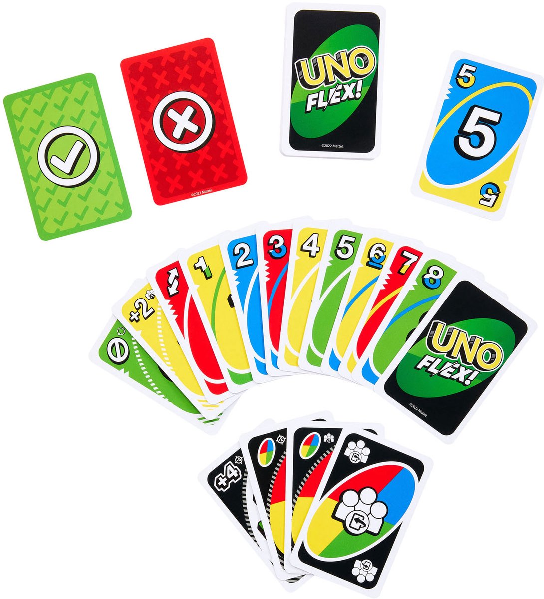 Mattel Games UNO Flex Kaartspel — afbeelding 8