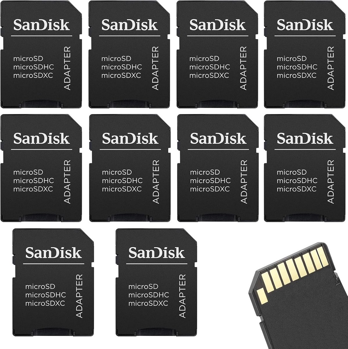 MicroSD naar SD HC Kaartlezer Adapter voor Geheugenkaarten