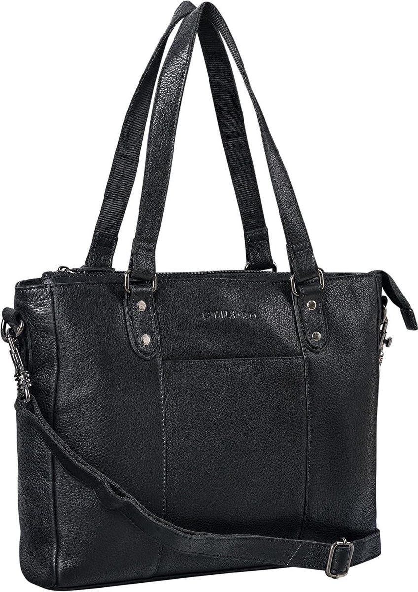 Grote Leren Dames Tas Shopper Vintage Crossbody Schoudertas Werk Reistas