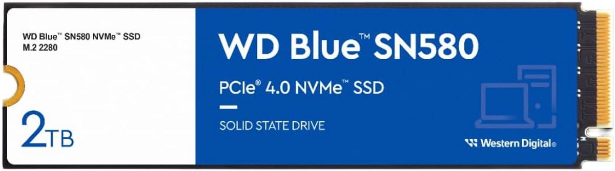 NVMe SSD 2 TB PCIe Gen4 M.2 2280 Snelle Opslag voor Multitasken