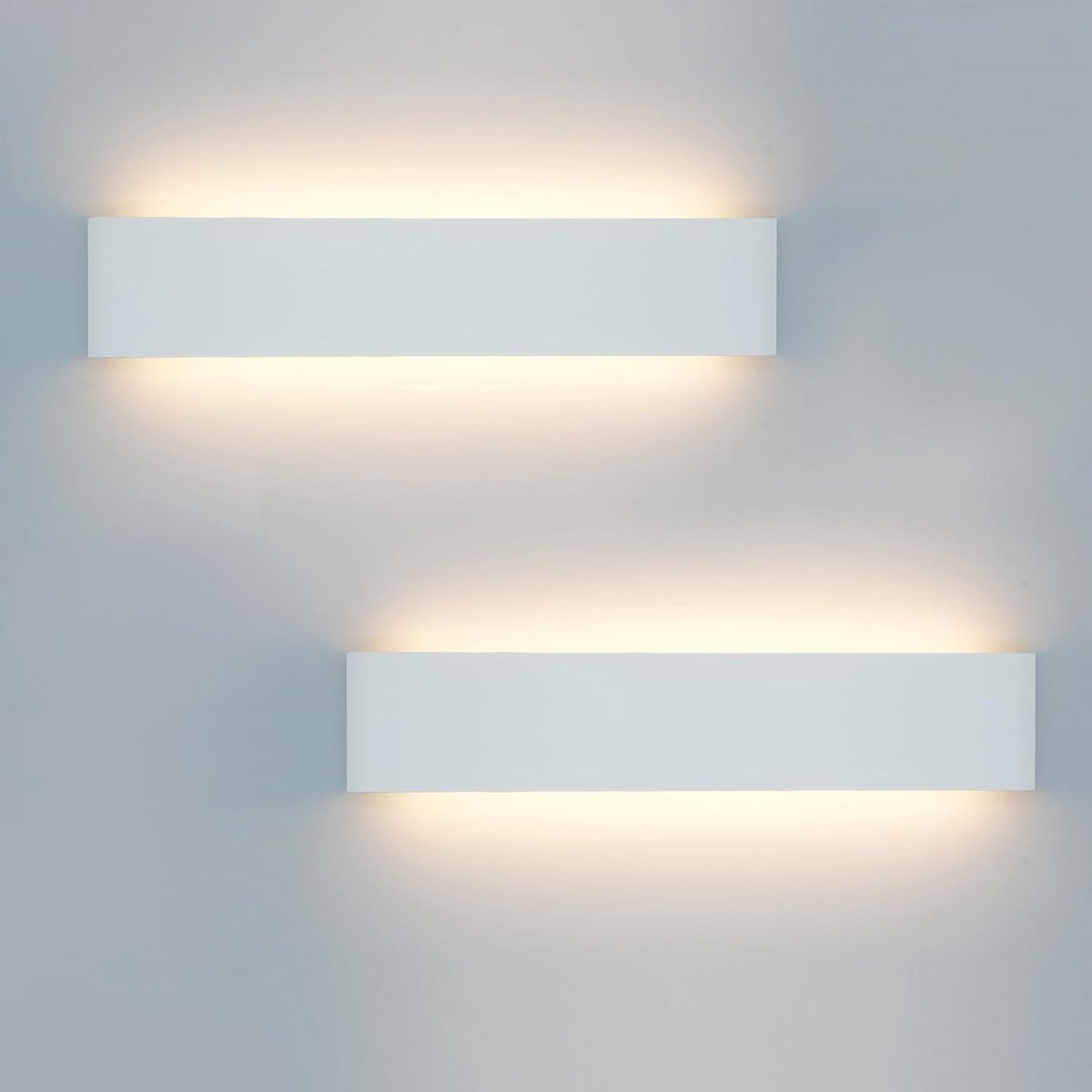 Moderne LED Wandlampen Binnen Wit Voor Boven en Onder Lichtneutraal Wit Licht voor Woonkam