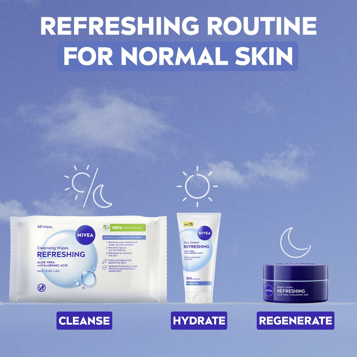 Beiersdorf AG NIVEA 3-in1 Verfrissende Reinigingsdoekjes thumbnail 3