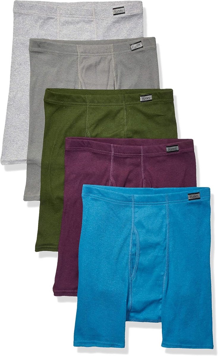 Heren Boxershorts 5-Pack met Comfortabele Elastische Tailleband
