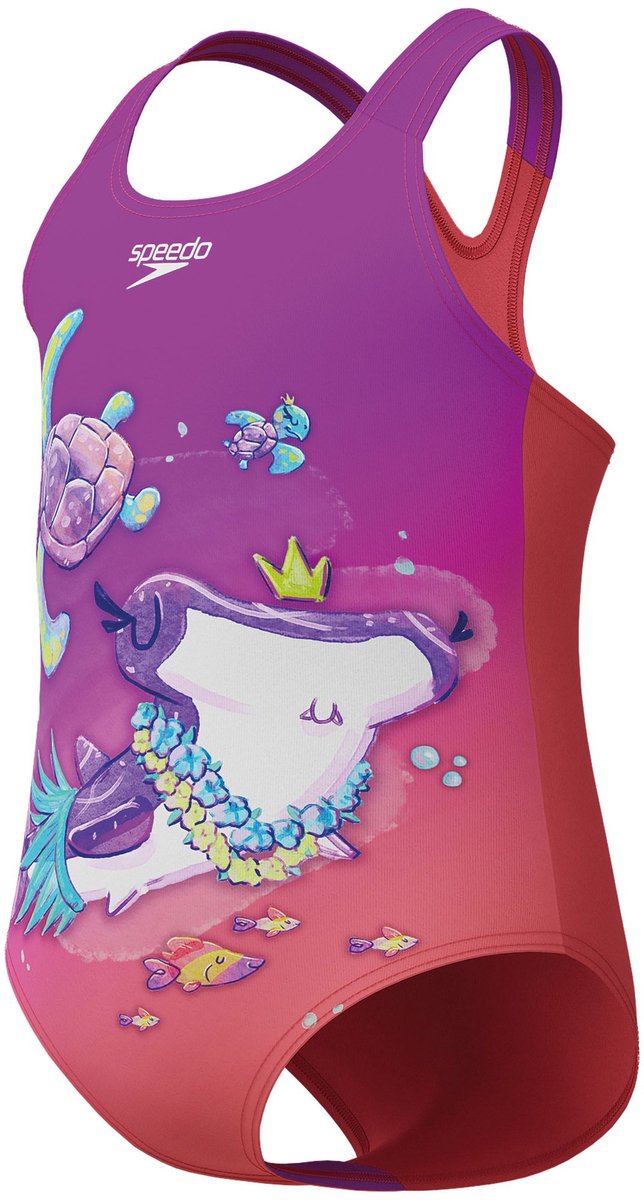 Speedo Digital Printed Badpak Meisjes
