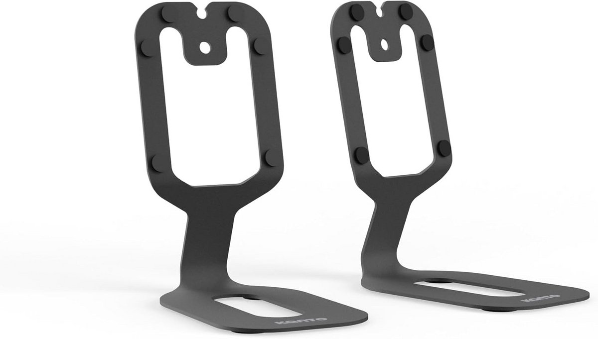 Verstelbare Lessenaar Standaard voor Desktop Luidsprekers - Zwart