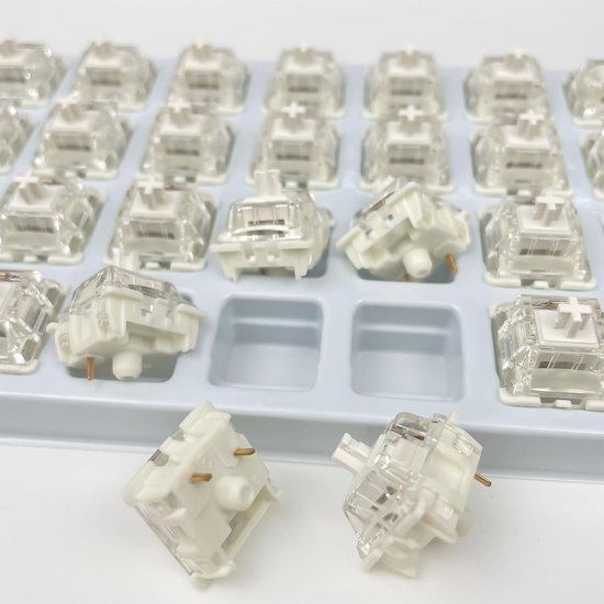 Lineaire Mechanische Toetsenbord Switches Voorgesmeerd 3-pins Voor Gaming Toetsenborden — afbeelding 4