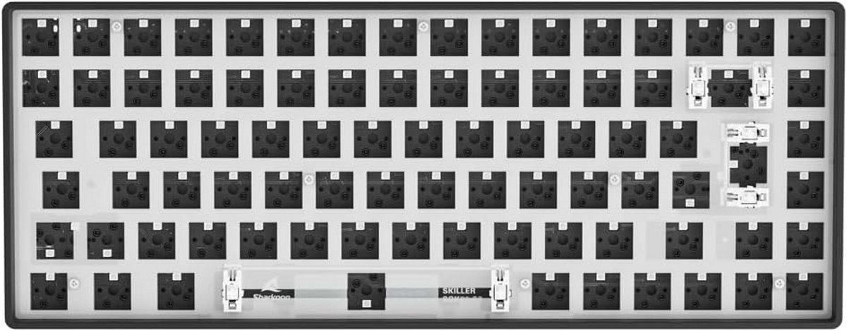 Barebone Gaming Toetsenbord 75% Hot-Swap QMK/VIA RGB - Zonder Switches en Keycaps