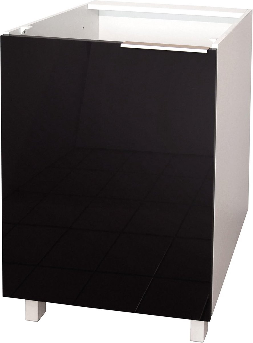 Keukenonderkast met 1 deur 60 cm Hoogglans - Flexibele Modulaire Keukenonderbouw