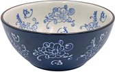 Lavandoux - Poké Bowl - Soepkom - Floral Lace Blue - Ø17cm - Set van 2