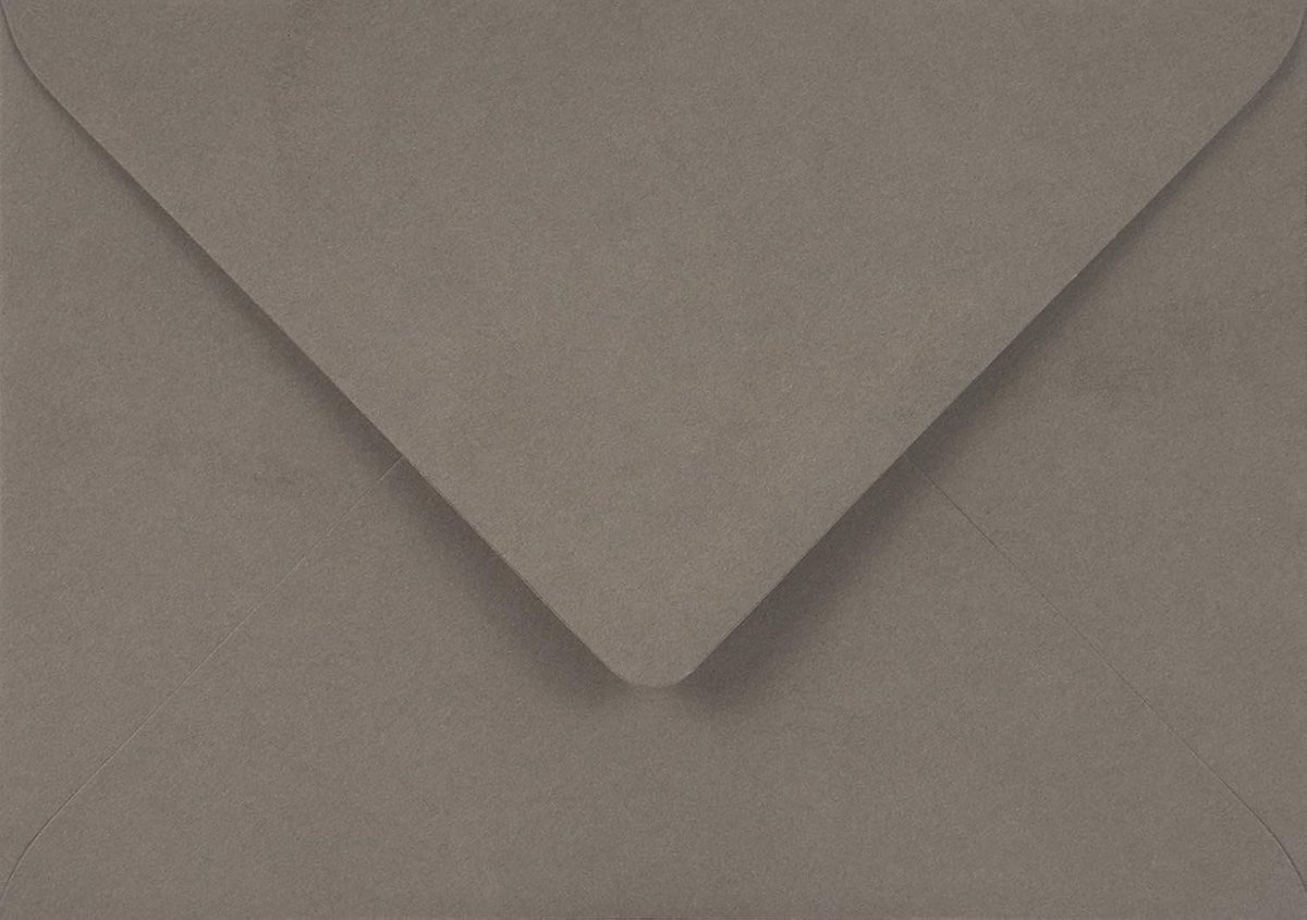 Gekleurde Luxe C5 Enveloppen Grijs Sirio Color 115g Zonder Venster