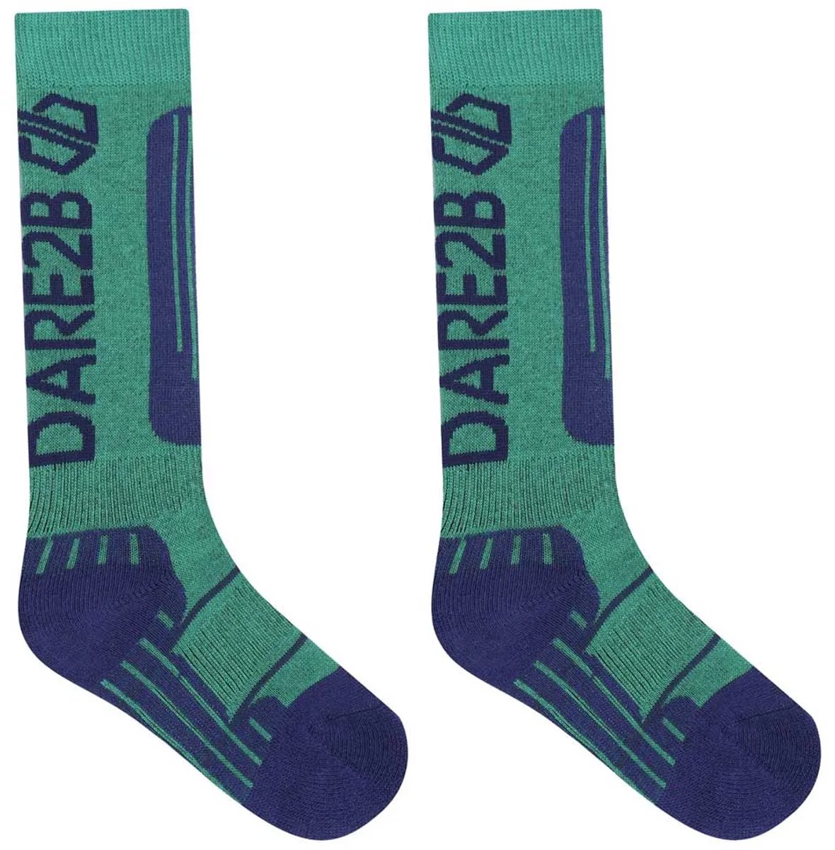 Dare2b Performance Ski Lange Sokken Jongens Meisjes Groen