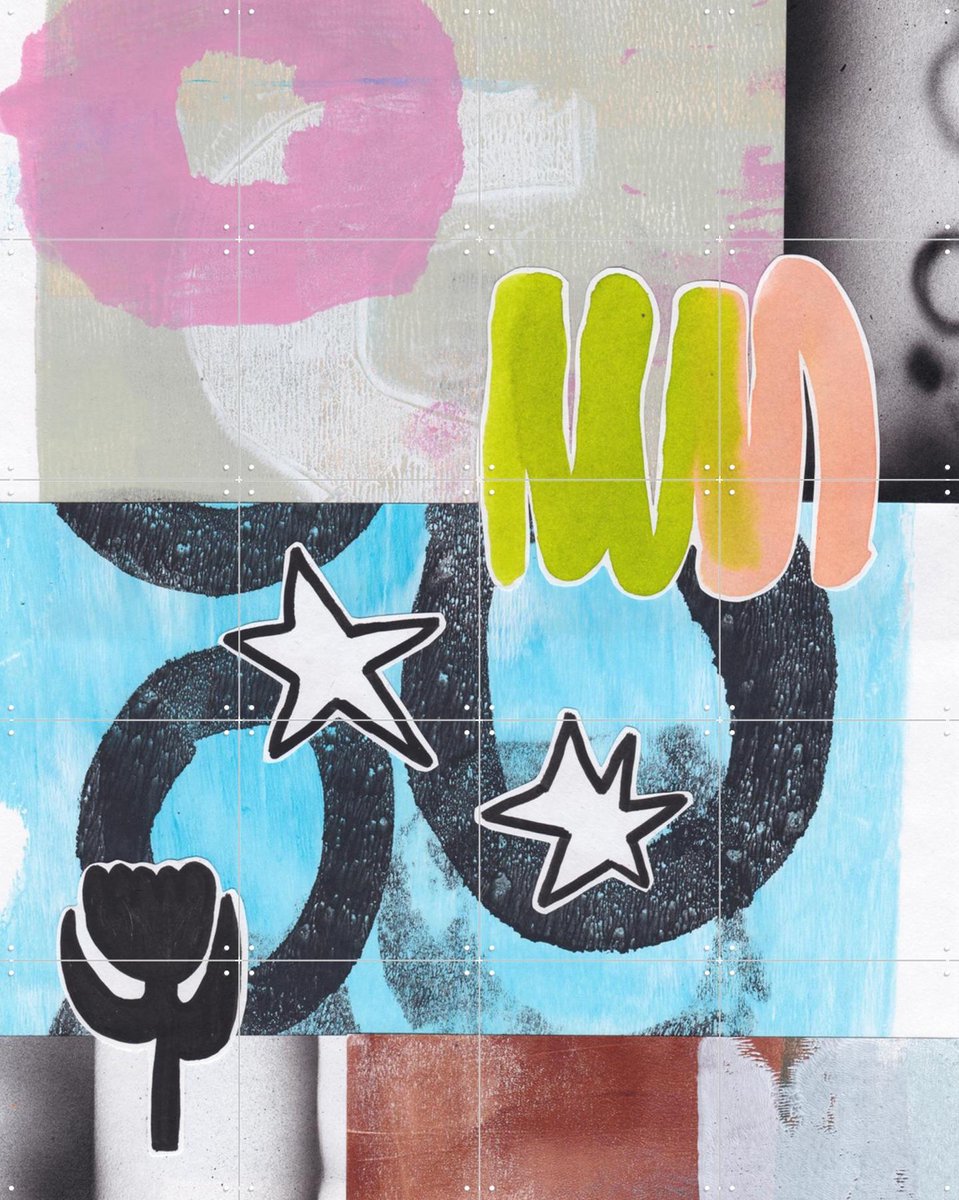 IXXI Urban Playground, Henriette Visscher - 80 x 100 cm - Gratis ophangtool - Grote wanddecoratie en posters - Grafisch Ontwerp, Gemengde Technieken