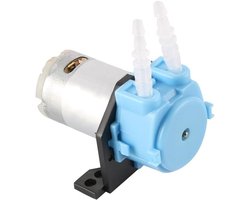 Allecto - Lage Flow Peristaltische Pomp - Aquarium - 12V - DIY - Vloeistof - Kleine Doseerpomp - Laboratorium - Analytische Toepassingen - 3 mm ID 5 mm OD - Flexibele Slang