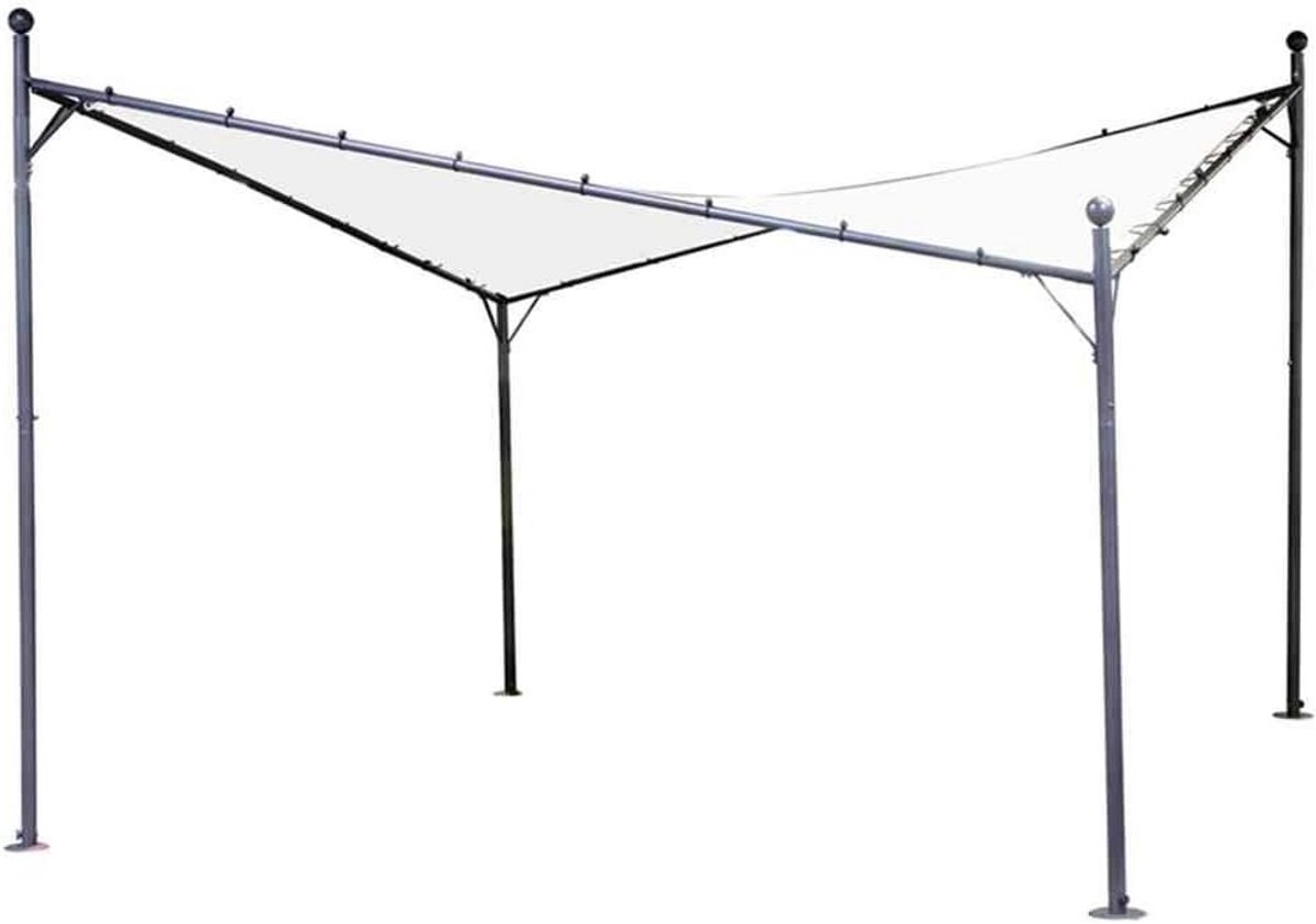 Vervangend Paviljoendak voor Berlino Tuinpaviljoen 400x400 cm Wit