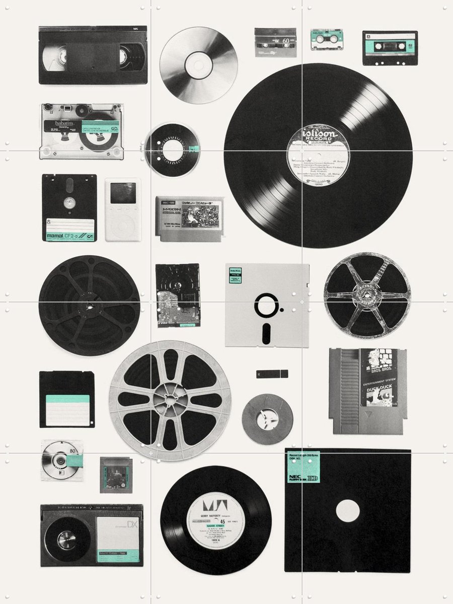 IXXI Data, Florent Bodart - 60 x 80 cm - Gratis ophangtool - Grote wanddecoratie en posters - Illustraties, Grafisch Ontwerp, Mancave
