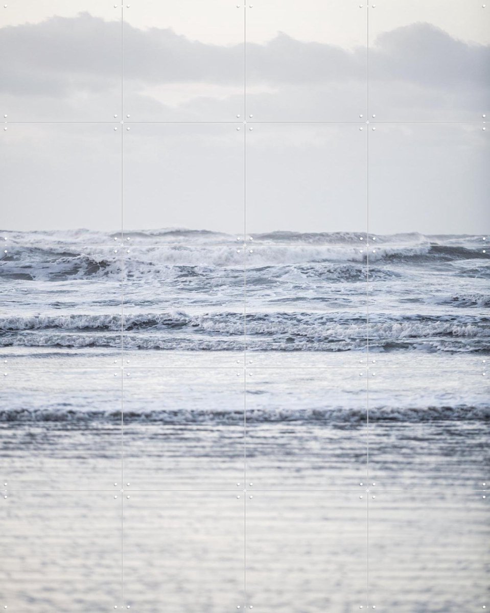 IXXI The Sea, Mareike Böhmer - 80 x 100 cm - Gratis ophangtool - Grote wanddecoratie en posters - Fotografie, Minimalisme, Slaapkamer, Woonkamer