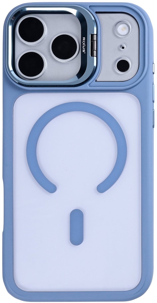 Rixus Classic 03 Case With MagSafe For Apple iPhone 17 Pro Light Blue