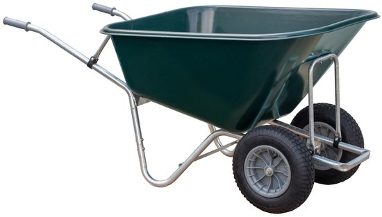 Hummer volume kruiwagen 250 liter - dubbele wielen