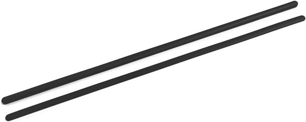 Rubberen voetstrips - Voeten pad - Zwart - Latitude 7480 7490 - Rubberen voet - bodemdeksel - Geschikt voor laptops - 26,4 cm dik en dun