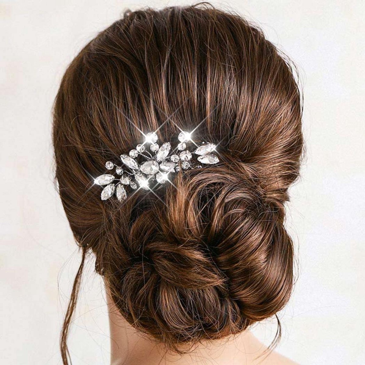 Elegante Haarkam met Kristallen en Strass voor Bruiloft en Feest