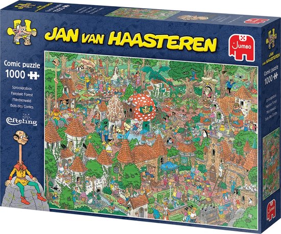 Jan van Haasteren - Efteling - Sprookjesbos - 1000 stukjes puzzel - Legpuzzel volwassenen