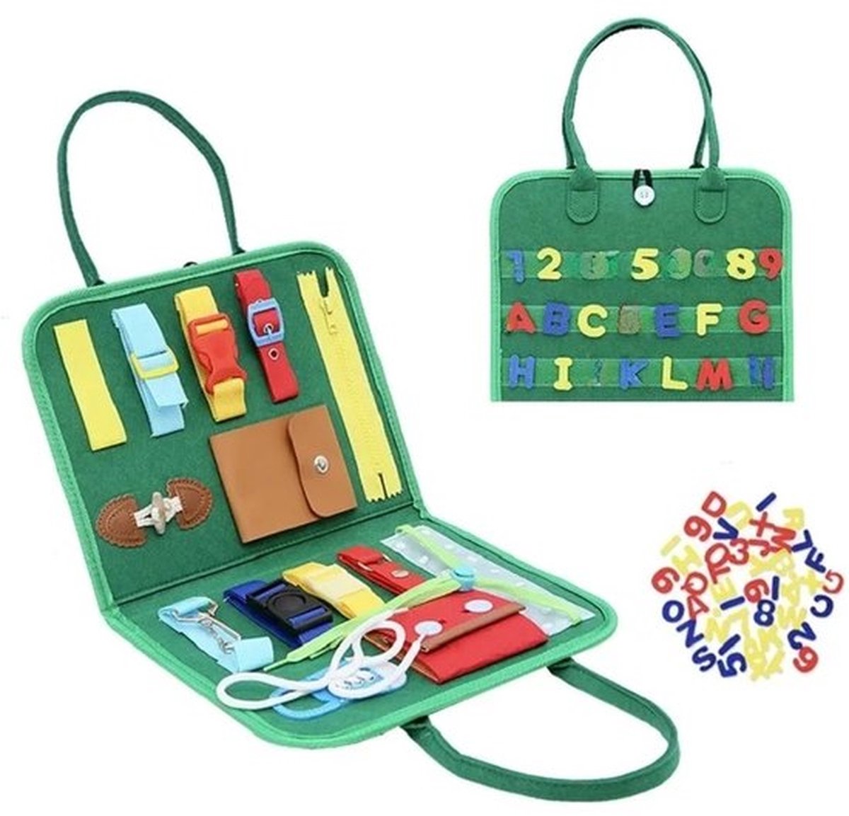 Busy Board, Montessori-speelgoed voor 1-2-3-jarigen - Speelgoed voor peuters van 2-4 jaar, verjaardagscadeau voor een jongen, druk boek voor peuters van 1-3 jaar, leeractiviteiten voor peuters, educatief speelgoed voor dieren, vliegtuig, auto, reizen