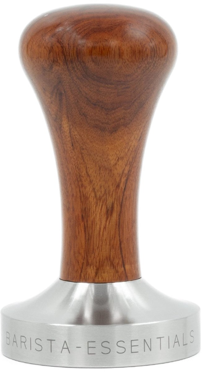Tamper - 49mm – La pavoni (pre 2000) - Hout - RVS - Koffie Tamper – Espresso Tamper - Koffie Stamper - Delonghi Koffiemachine – Espressomachine - Barista Essentials