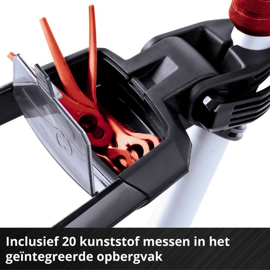 Einhell Accu Grastrimmer GE-CT 18 Li Solo - Power X-Change - 18 V/Li-ion - Maaidiameter: 24 cm - Draaibare en kantelbare motorkop - Bloembeschermer - Excl. accu en lader — afbeelding 3