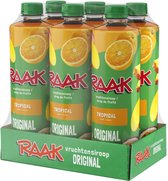Raak Vruchtensiroop Tropical - 6 x 750 ml