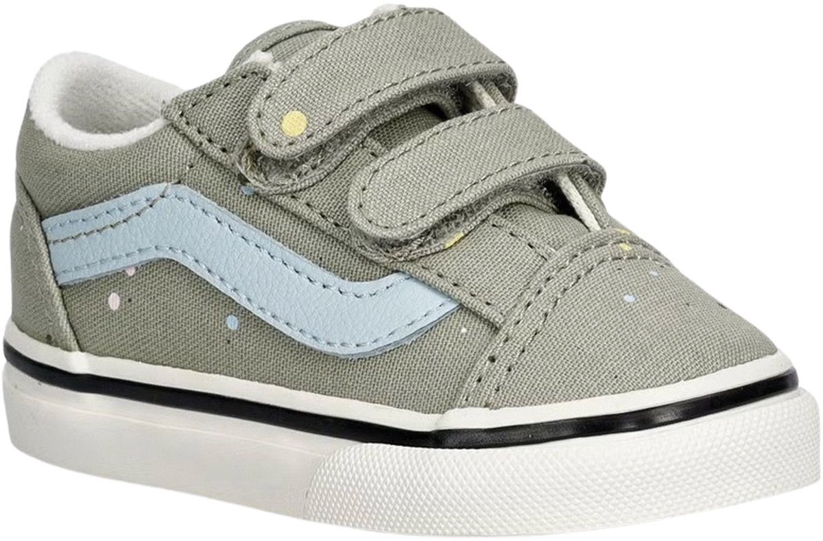 Vans Old Skool V groen - grijs - lichtblauw