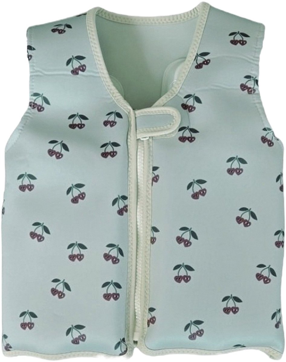 Slipstop Cherry Green Zwemvest Junior Slipstop Cherry Green Zwemvest Junior