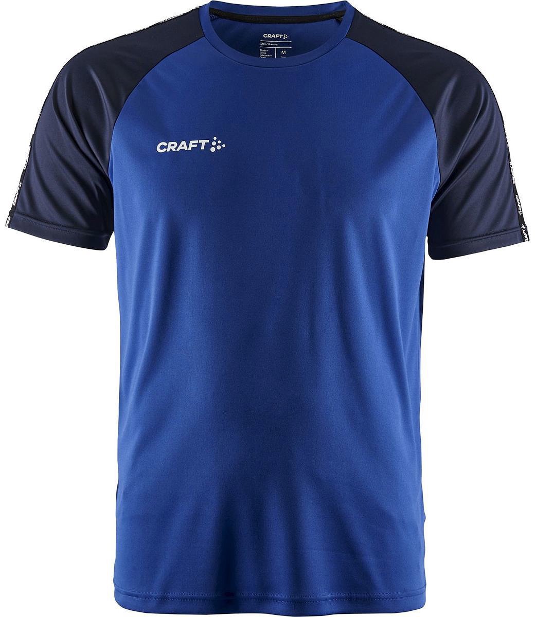Craft Squad 2.0 Contrast T-Shirt Heren - Royal | Maat: XL