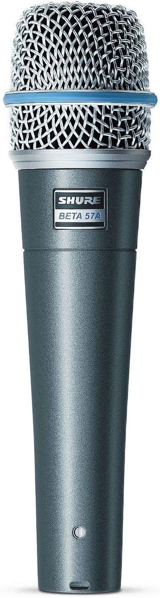 Dynamische Microfoon - Instrument Microfoon - Zang Opnames - Supercardioïde Patroon - 16 cm Hoog - Zwart