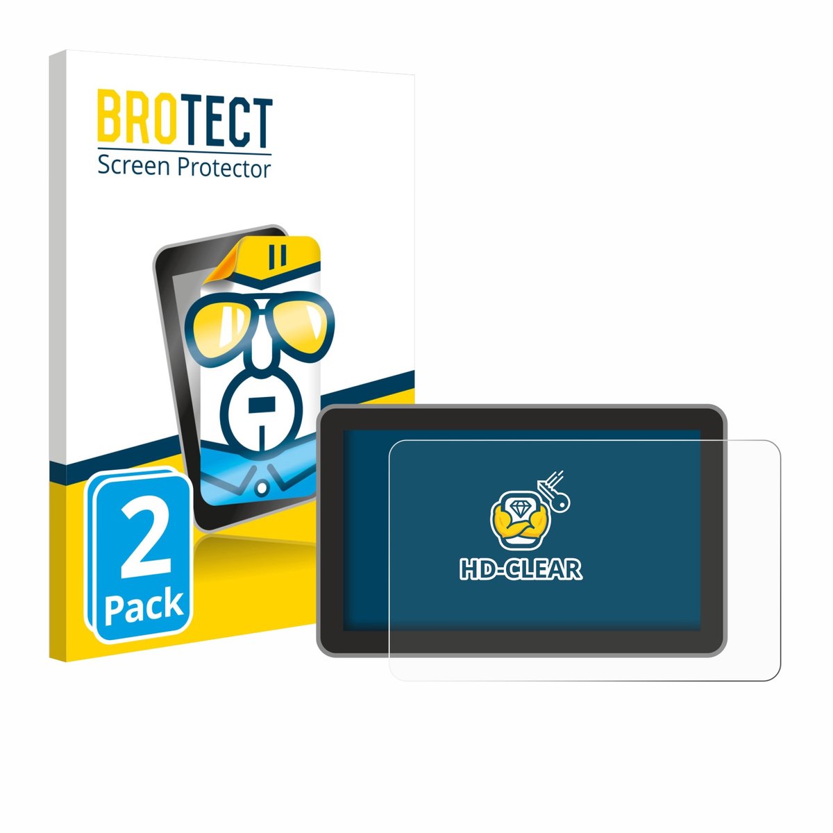 BROTECT - Screenprotector voor Bambu Lab H2D - Folie Beschermfolie transparant 2 Stuks