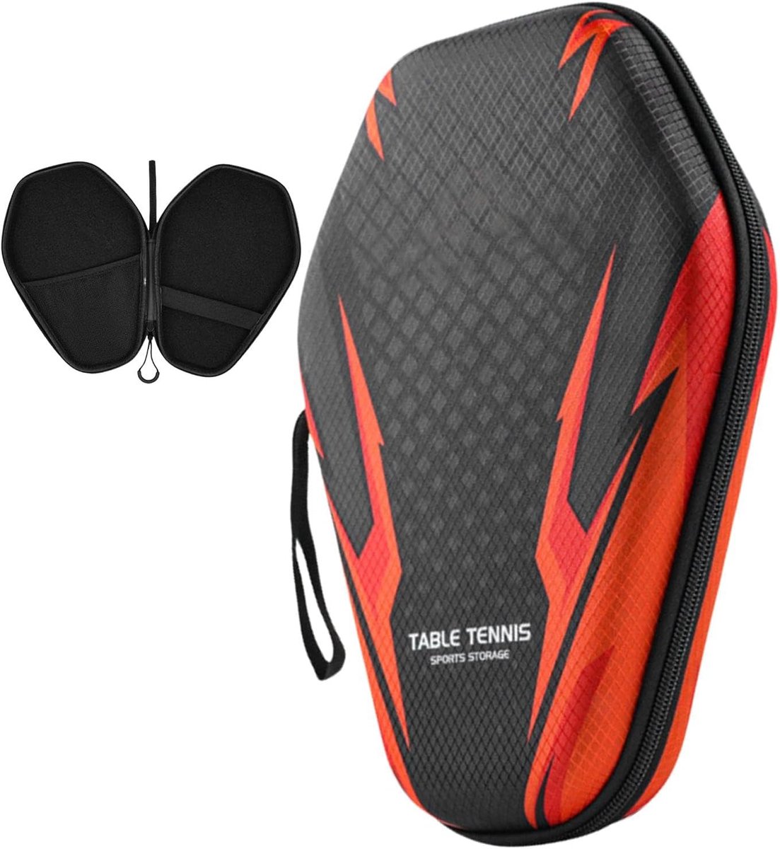 Tafeltennisbat Hoes - Beschermhoes Rackets - Transport en Opslag - Waterdicht Hardshell Ontwerp - 31.9 x 20 x 7.6 cm