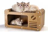 Vacht Vreugde Krabplank Kat – Krabkarton & Krabmeubel – 51x25x27 cm