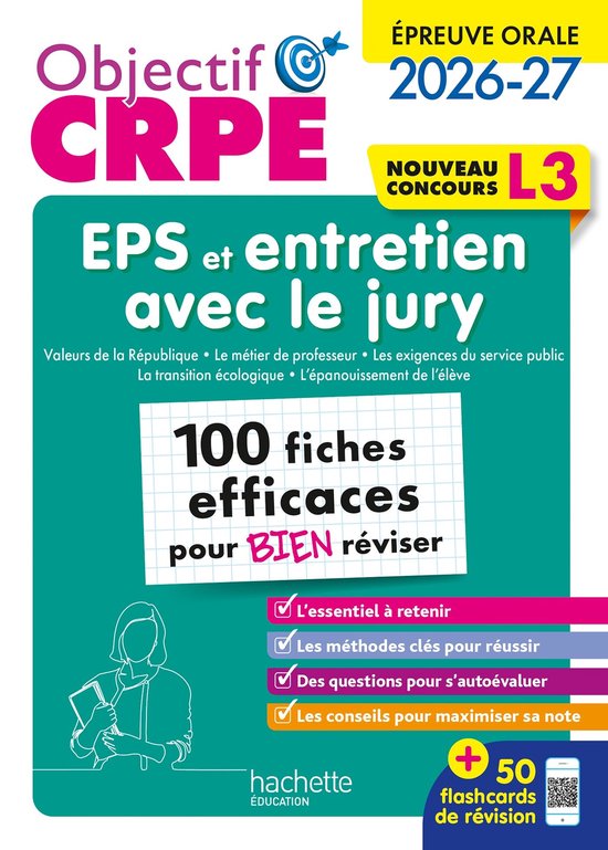 Objectif CRPE - 100 fiches efficaces pour bien réviser - É ... - cover