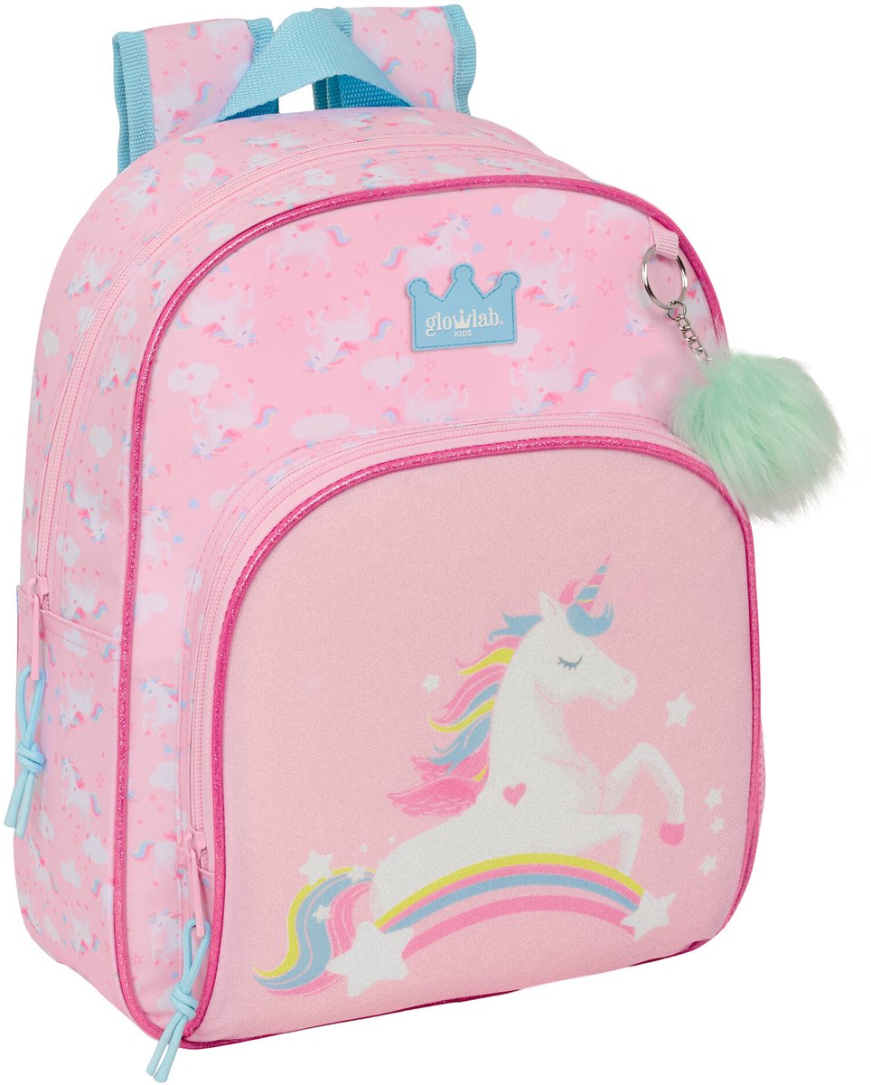GLOWLAB Peuterrugzak Unicorn - 34 x 28 x 10 cm - Polyester
