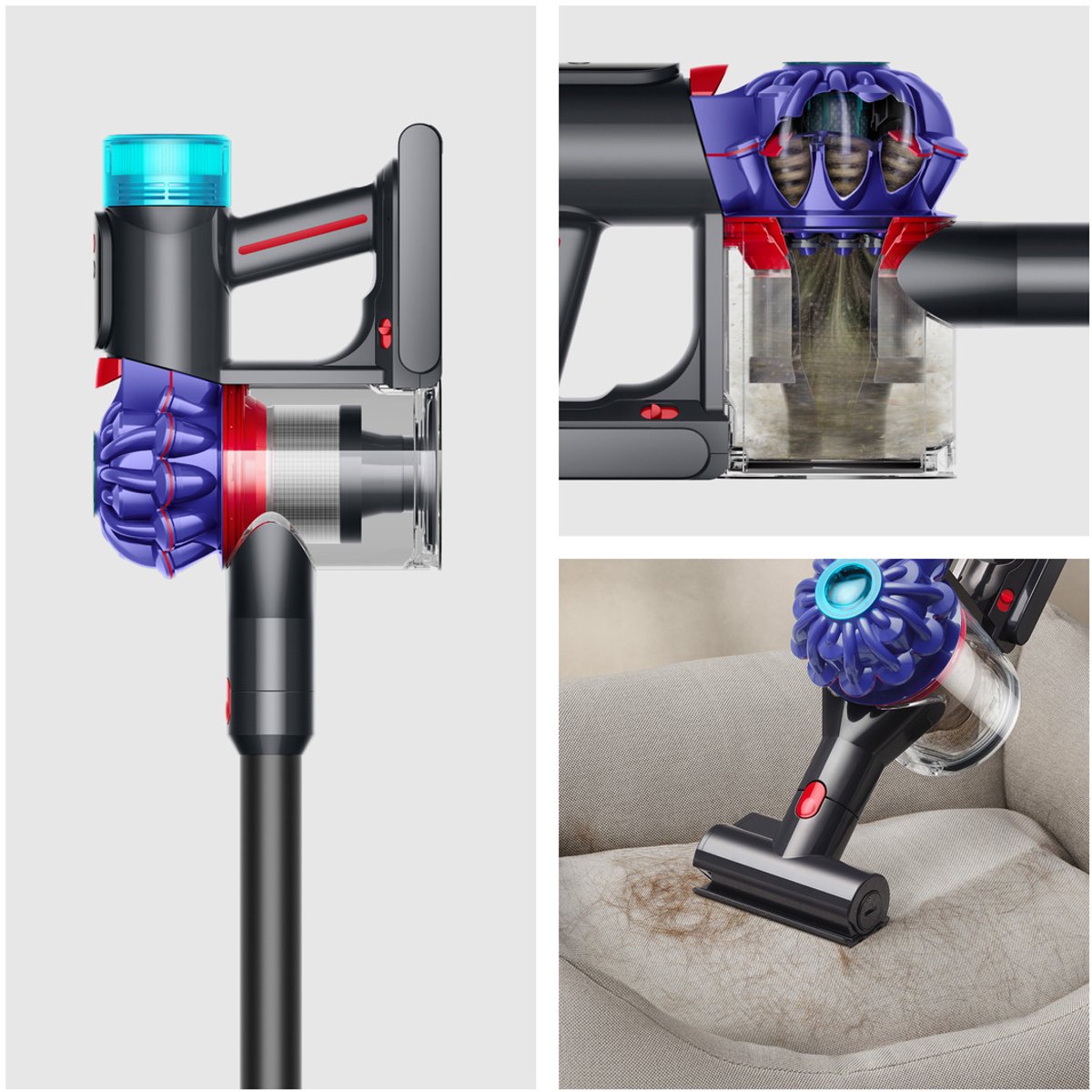 Dyson V10 Konical - Steelstofzuiger - Zwart/Paars - 150 Air Watts — afbeelding 3