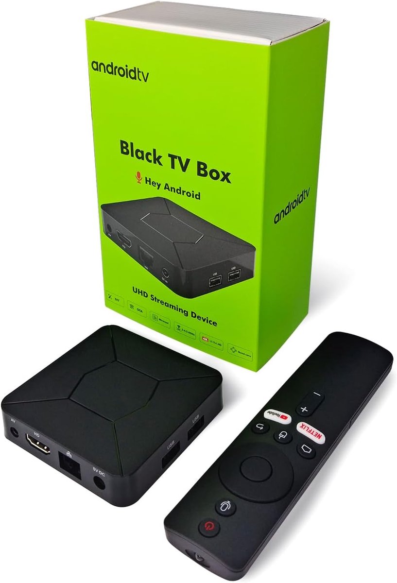 Smart Android Box - Mediaspeler Streamer - Films Kijken - Dual Band Wifi BT5.2
