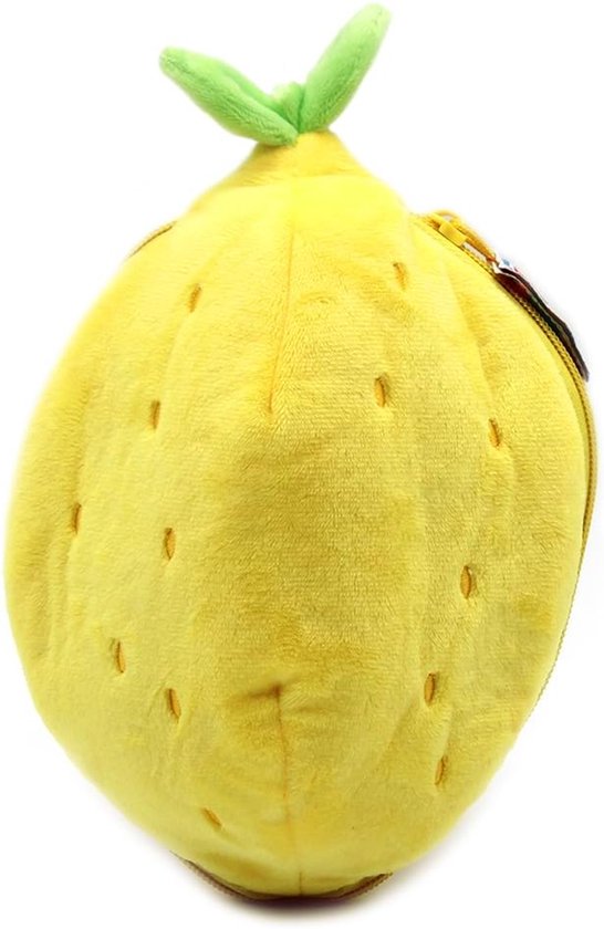 Omkeerbare Knuffel - Pluche Muis Citroen - Baby Speelgoed - 2-in-1 Verstop Diertje - 22 x 15 x 13 cm — afbeelding 2