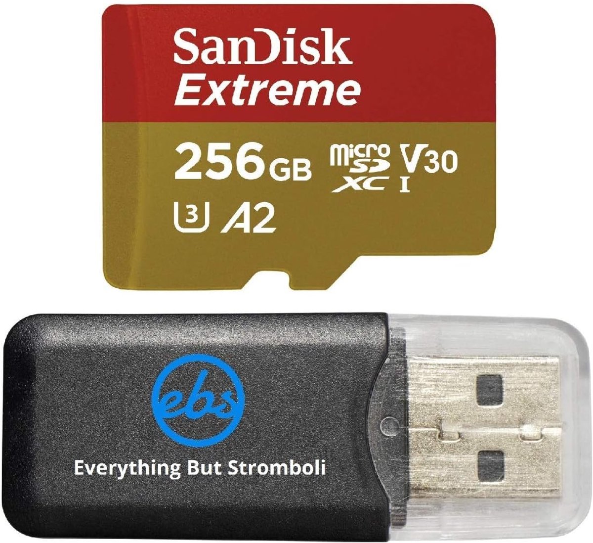 Micro SD Kaart - Opslagkaart Geheugen - 4K Video Opnemen - Hoge Snelheid U3 - 256GB Capaciteit