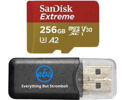 Micro SD Kaart - Opslagkaart Geheugen - 4K Video Opnemen - Hoge Snelheid U3 - 256GB Capaciteit